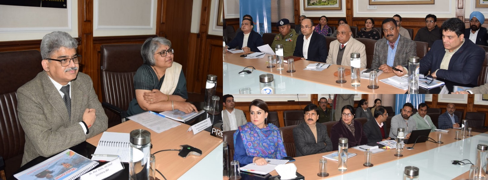 'Union Secretary, Chief Secretary co-chair Executive Committee level meeting to review  preparations for  Khelo India Winter Games 2024'